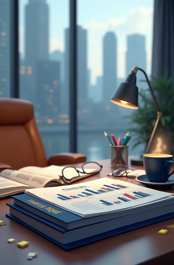 Emprendedor analizando finanzas